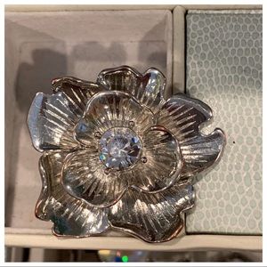 Vintage Kenneth Jay Lane Flower statement Ring